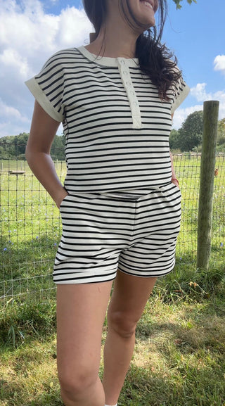 Pumpkin Patch Stripe Tee