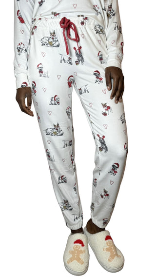 PJ SALVAGE - Christmas Pup Pajama Set