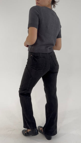 The Bookclub Cardigan - Dark Grey