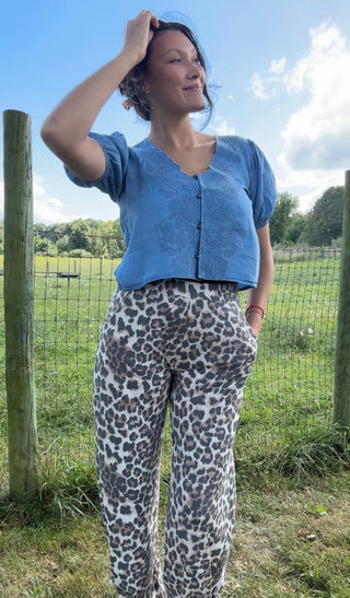 Bluebell Embroidered Blouse