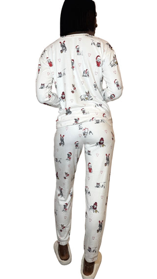 PJ SALVAGE - Christmas Pup Pajama Set