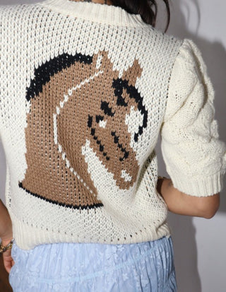 Riding Days Knit Sweater Cardigan