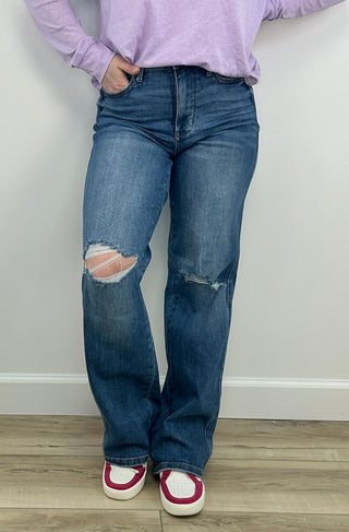 Judy Blue Winner’s Trophy Tummy Control Straight Leg