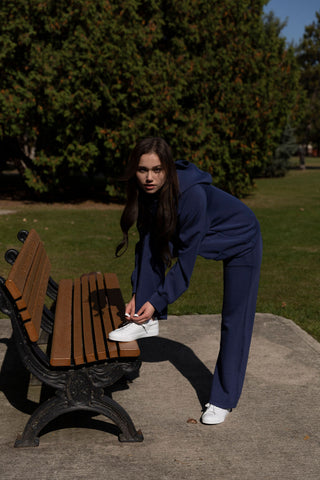 Modal Quarter Zip Hoodie